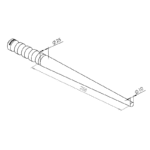 Round Plain Triblet 10-25mm Durston - Image 2