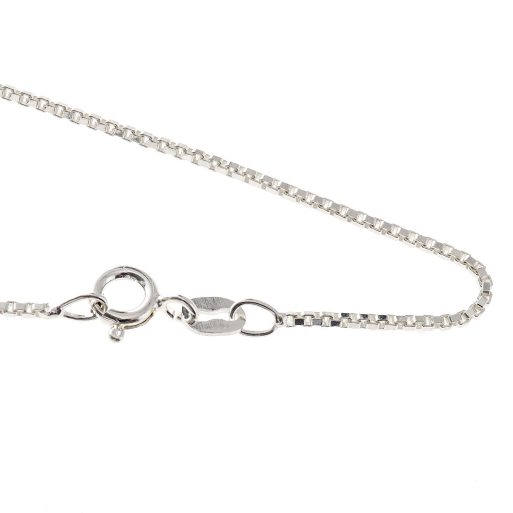 venetian chain in sterling silver 50cm