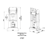 20t Hydraulic Press Durston - Image 3