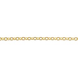 anchor bulk chain 14k yellow gold 585 1,5mm