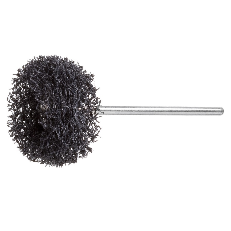 HATHO Mini trimming kettas Scotch Brite must 25825 HATHO Mini Trimming Wheel Scotch Brite, Black - Image 1