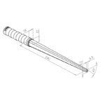 Oblong Chamfered Ring Mandrel 6,5x8,5-18x23mm Durston - Image 2