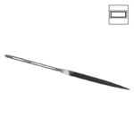 Vallorbe Warding Needle Files 160 mm, cut 2 - Image 2