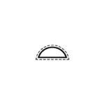 Halfround needle file Cut 4 160 mm Vallorbe - Image 4