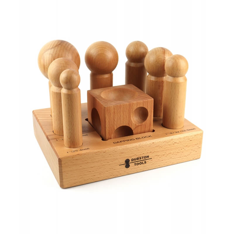 2045_Durston_Wooden anvil and braid set (7 pieces) Wooden Anvil and Braid Set (7 pieces) Durston - Image 1