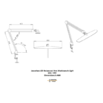 Jeweller’s LED Balanced Arm Workbench Light Durston - Image 5