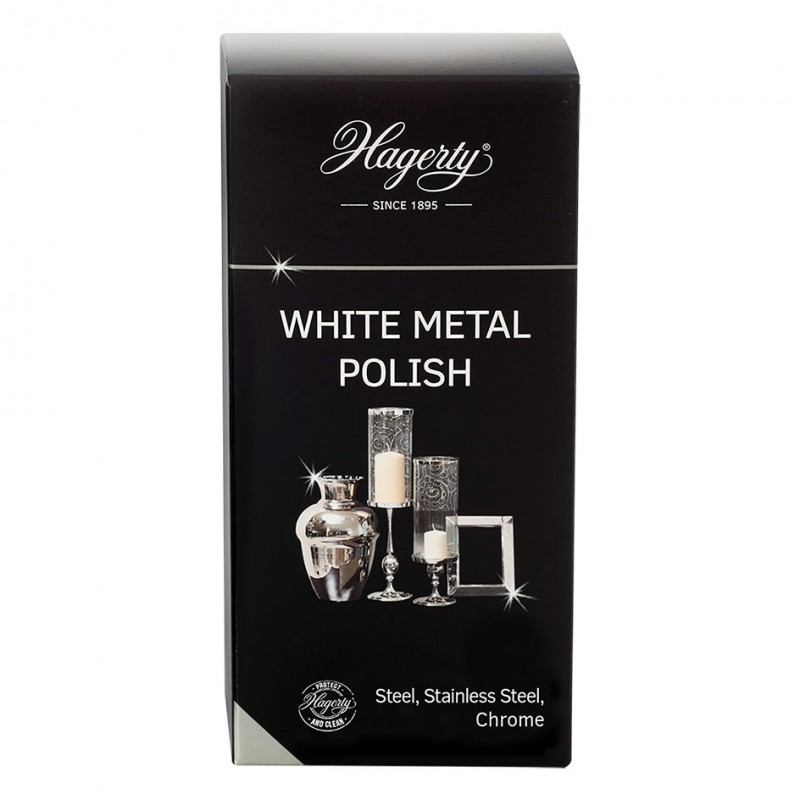 white-metal-polish-steel-stainless-steel-and-chromium-cleaner Hagerty White Metal Polish – Steel, Stainless Steel & Chrome Cleaner (250 ml) - Image 1