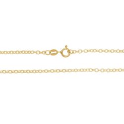 gold plated anchor chain sterling silver925-a-060-50-cm