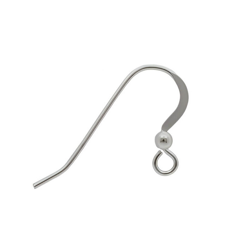 S37101_Earring hook, Sterling silver, 0,23g Earring hook, Sterling silver, 0,23g - Image 1