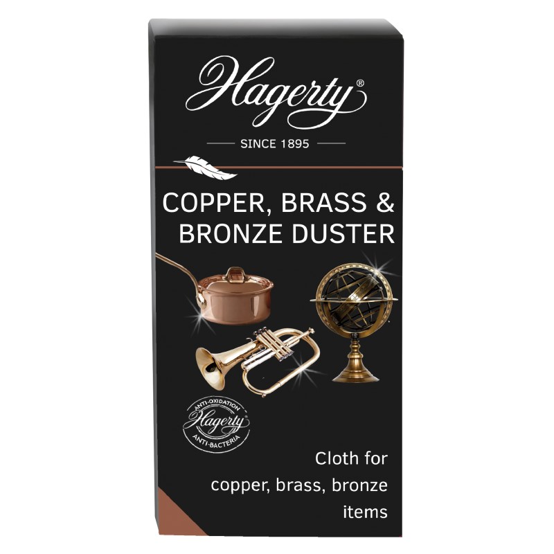 Hagerty Copper, Brass & Bronze Duster – Anti-Tarnish Polishing Cloth (36 x 55 cm) 811.4016 Hagerty Copper, Brass & Bronze Duster – Anti-Tarnish Polishing Cloth (36 x 55 cm)