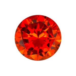Cubic zirconia orange