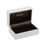 Oslo Jewellery Box for Wedding Rings (White) - Image 2