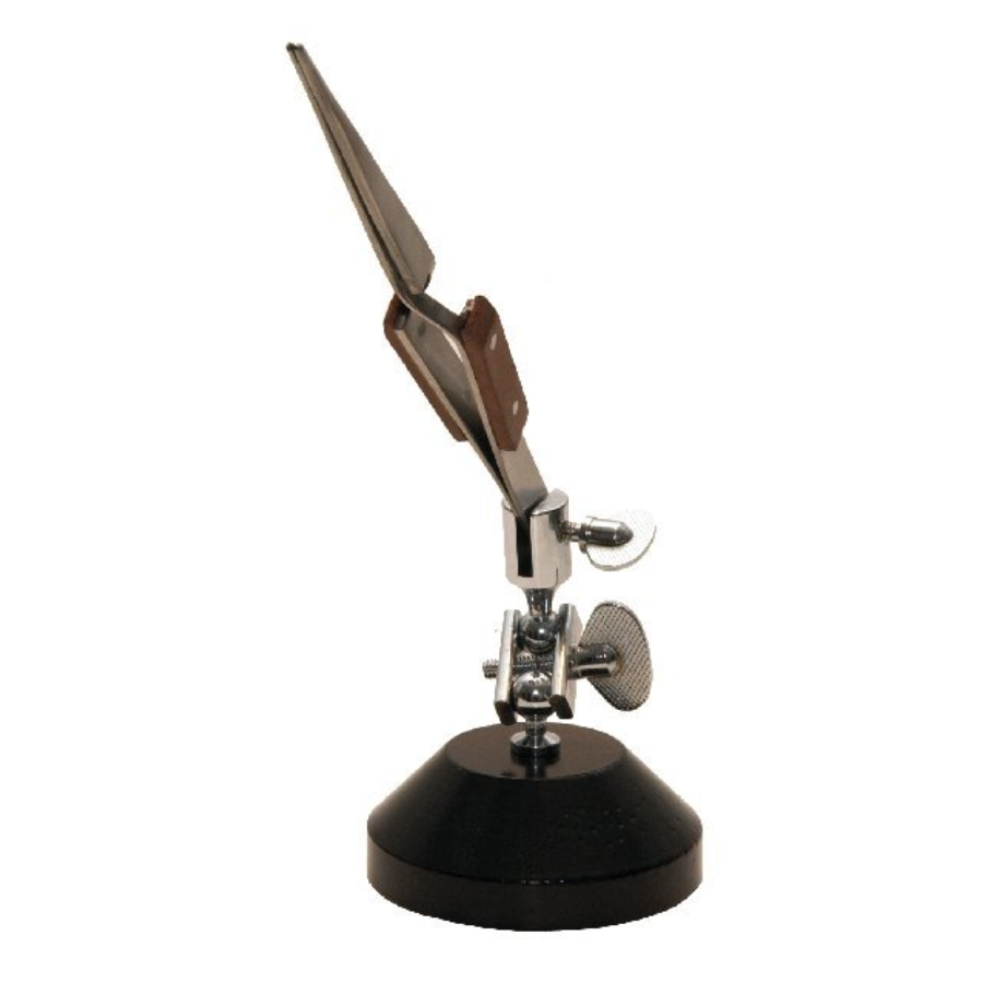 Cross locking tweezers with base Soldering Cross Tweezers with Base - Image 1