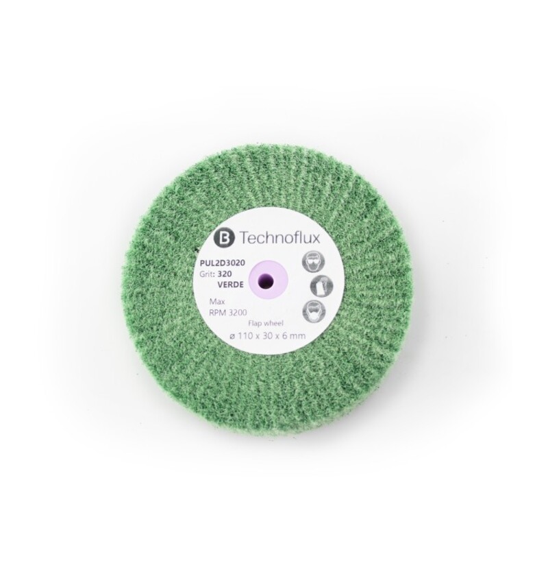 green-grain-radial-discs-320 Green Grain Radial Discs 320 - 110X30 MM - Image 1