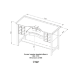 Double Superior Jeweller’s Bench Durston - Image 9