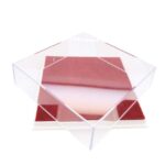 Transparent Jewellery Box Universal/Medal, Red T88L - Image 2