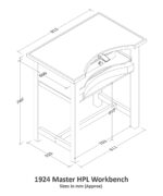 Master HPL Jeweller’s Bench Durston - Image 4