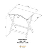 Student Folding Bench, Durston - Image 3