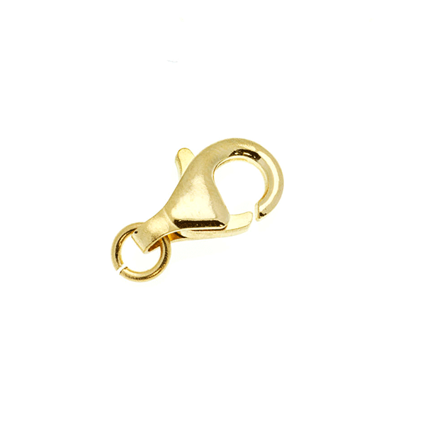2-1412G_1 Chain Clasp 11mm, 14k Gold 585, Tear Drop Lobster Shape, 0,63g - Image 1