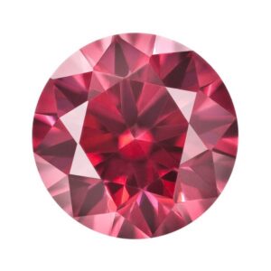 Red dark pink cubic zirconia