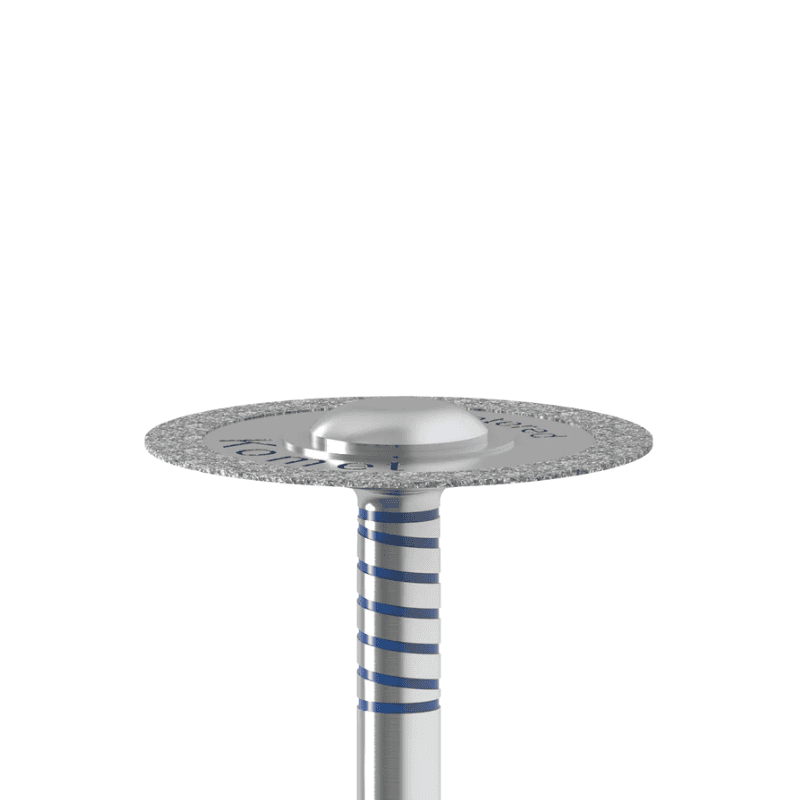 942 Diamond disc cutter edge through Komet