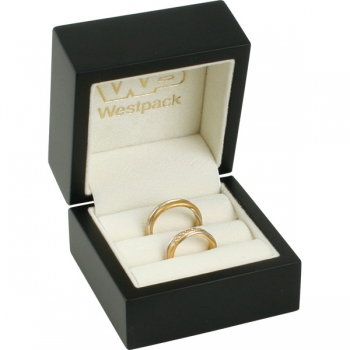 01940101102_1 Box Berlin for wedding rings 194010, black - Image 1