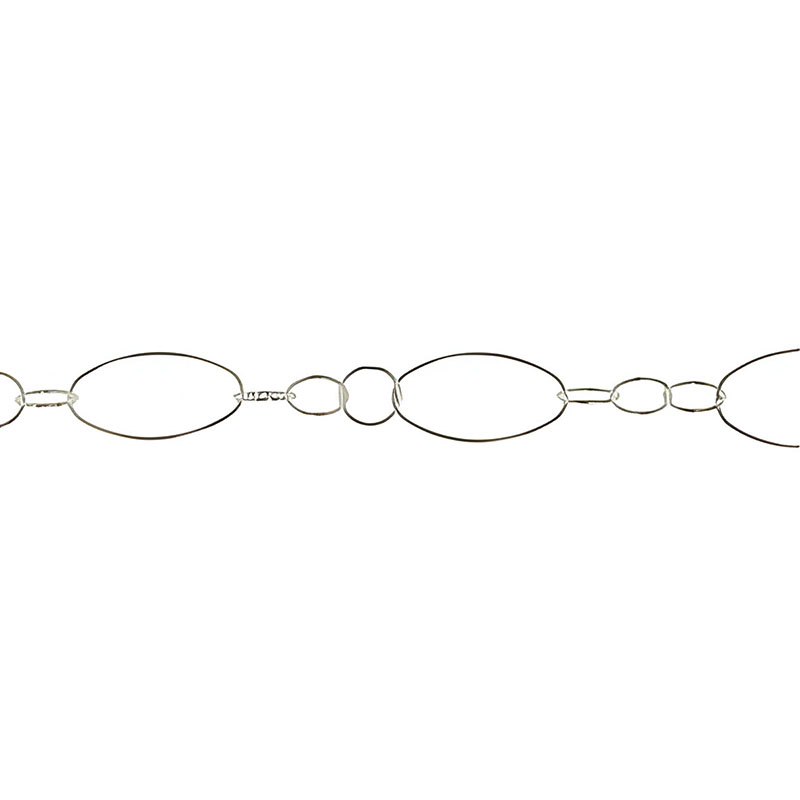 202.OK120_Chain OK 120, Sterling silver Chain 15mm OK120, Sterling silver - Image 1