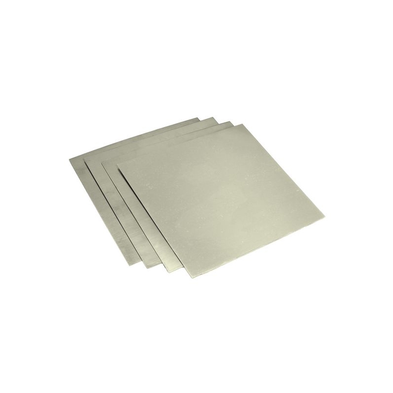 new leaf (002) Nickel Silver 1,5mm sheet, alpacca, 65% copper (Cu65Ni22Zn13) - Image 1