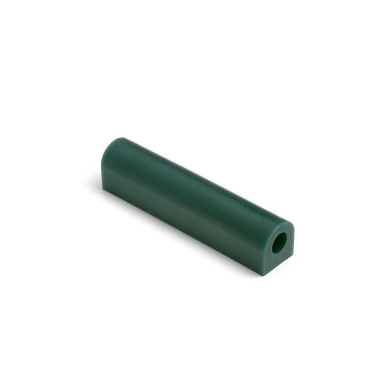 F2260_Wax for rings, green, empty inside Wax Tube Ferris Green, Flat-Sided 32x150 mm - Image 1