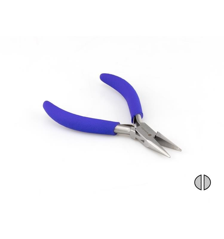 T0060_tangid Pliers with semi-arc flat tip Technoflux - Image 1