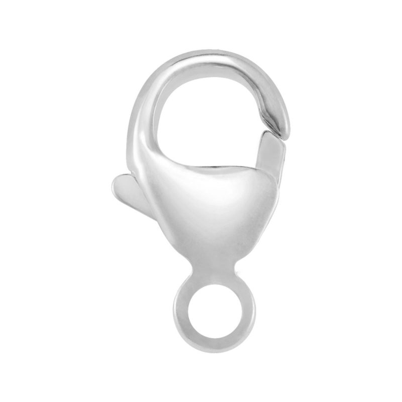lobster Chain clasp 1403S, Sterling silver, 0.9g 13mm - Image 1