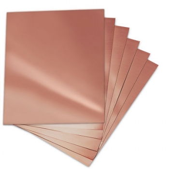 red copper (002) (1) Enamel Tombac 1,1mm Sheet, 95% Copper (Cu95Zn5) - Image 1