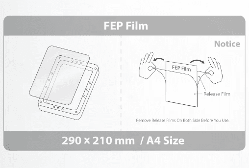 phrozen FEP film Phrozen nFEP Film A4 – 1 tk - Image 1