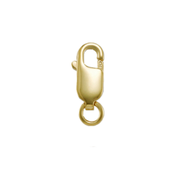 Clasp with jump ring 14k 585 gold jewellery finding