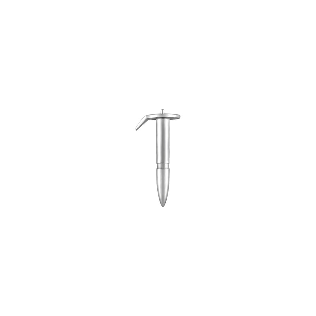 203.355 Tie tack sterling silver cobb Ballou findings