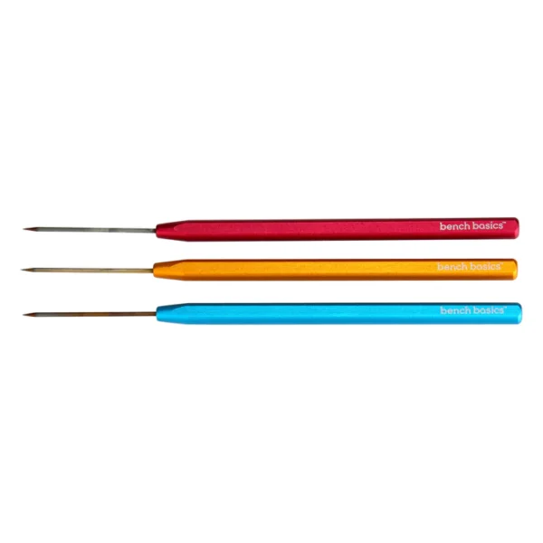 Soldering Picks, Titanium, Roll Proof Handle, Set of 3