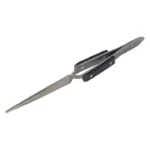 Titanium Tweezer, cross locking, heavy duty with fine pont, pepetools