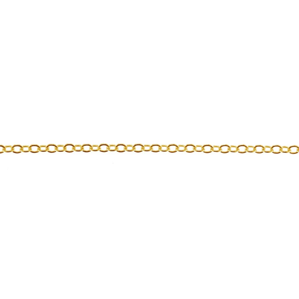 anchor bulk chain 14k yellow gold 585