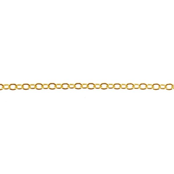 anchor bulk chain 14k yellow gold 585 1,5mm
