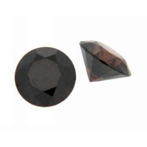 Cubic ZIRCONIA BROWN ROUND