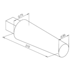 Round Mandrel 50-75mm With Tang, Durston - Image 2