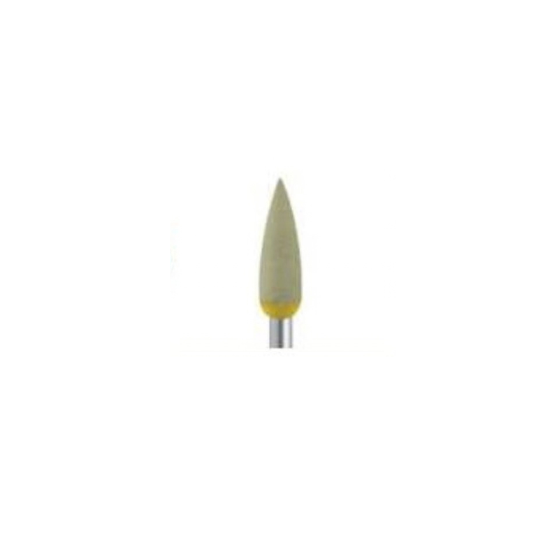 edenta stargloss r2040hp grey high gloss finish flame burr for polishing jewellery