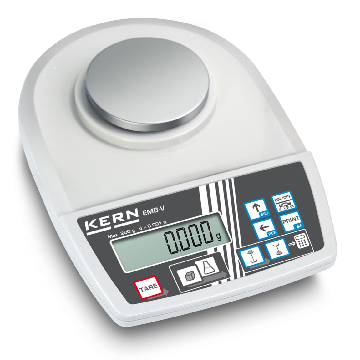 EMB-200-3V School balance with integrated density determination function 0,001 g . 200 g kern EMB-200-3V School balance with integrated density determination function 0,001 g . 200 g kern