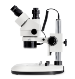 Stereo Zoom Microscope, Trinocular, Greenough. 0,7-4,5×. HWF 10×20. 3W LED, KERN - Image 9