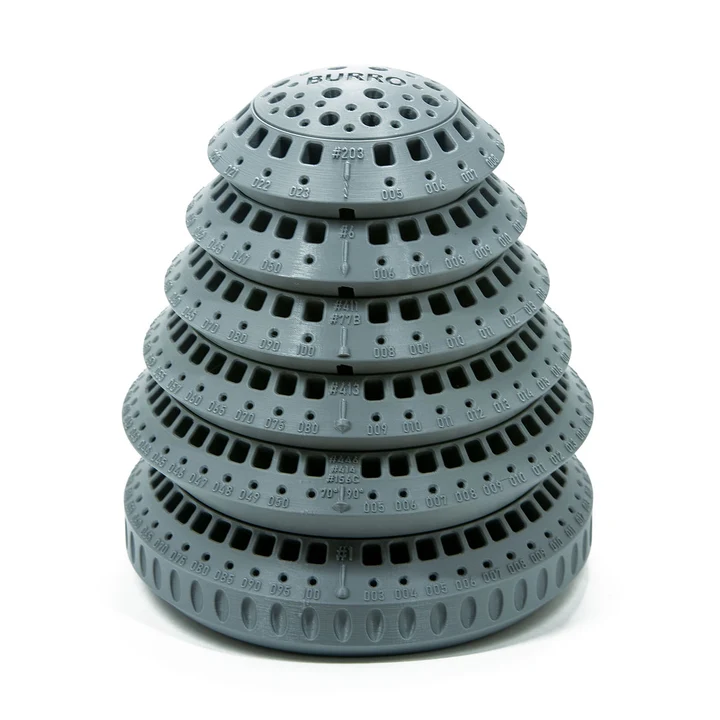 Burro V2 bur organising lazy susan system for stone setters pepetools